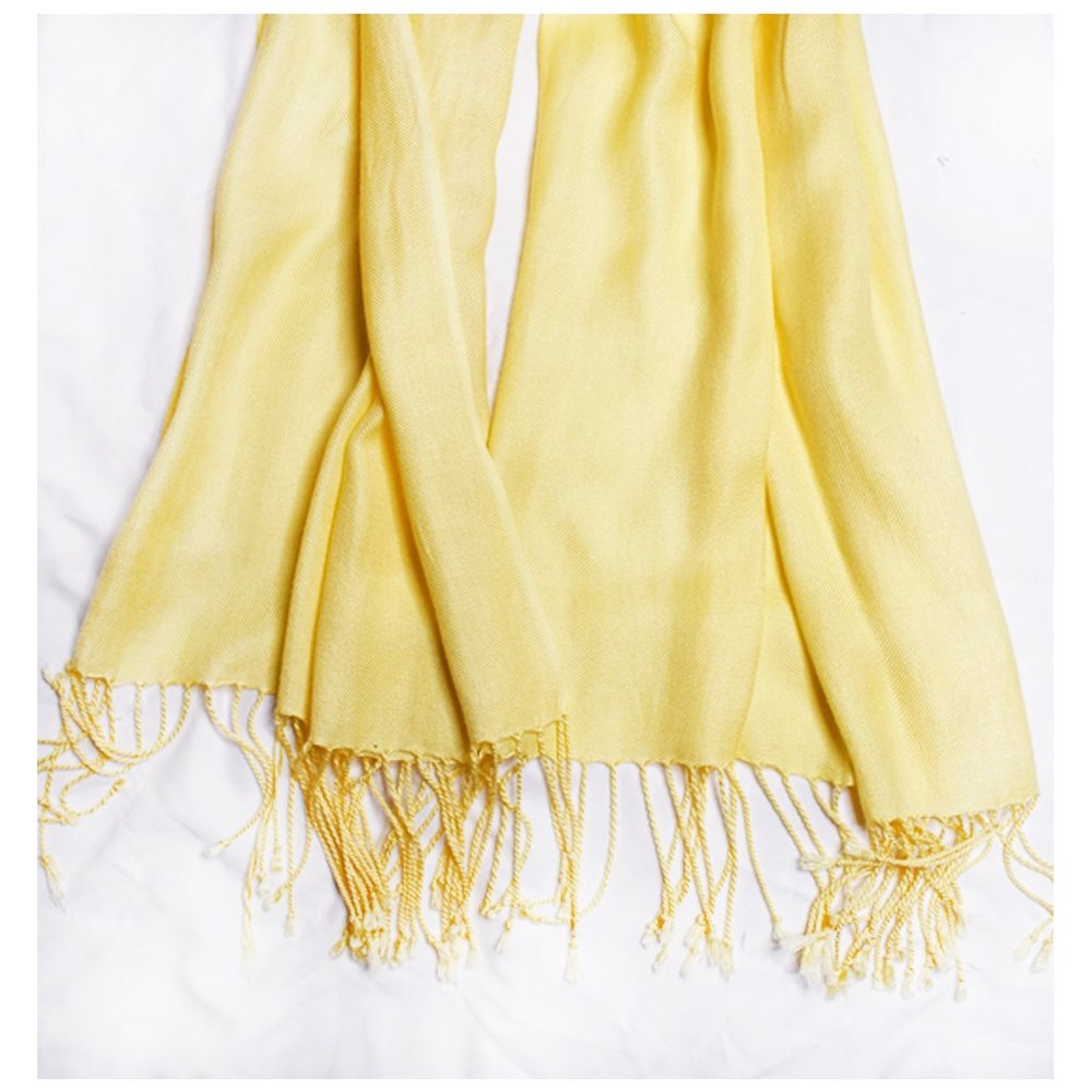 Yellow Pashmina Scarf - Picture 4 of 6